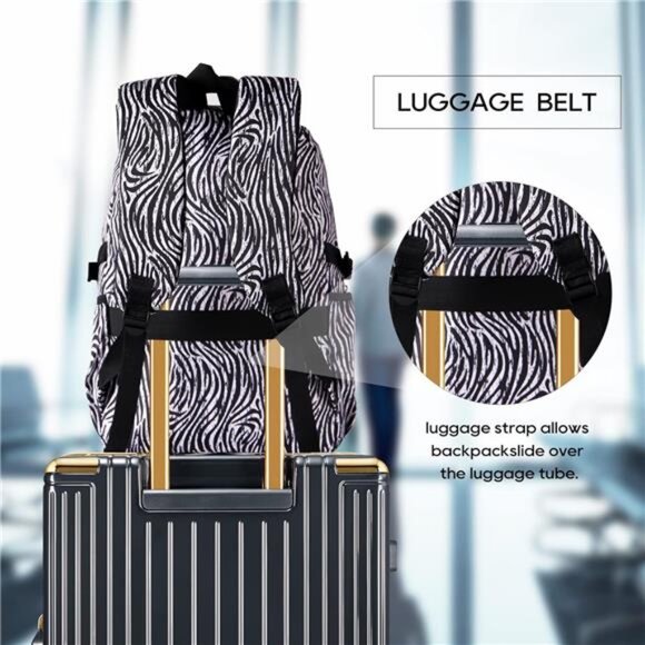 Laptop Backpack Women Lightweight Multi Pocket and 17 inch Carry on Backpack - Picture 5 of 7